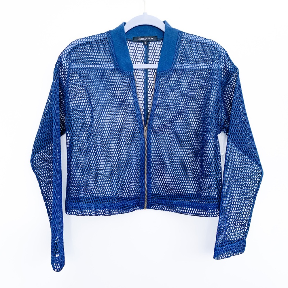 United Way Navy Blue Mesh Festival Jacket